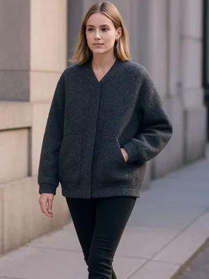 Women’s Autumn Loose Bomber Jacket