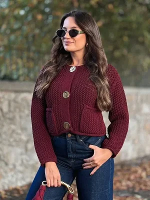 Women’s Vintage Knitted Cardigan