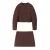 brown suit