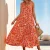 orange dress