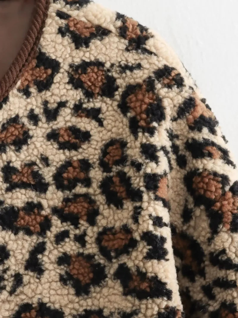 Women’s Leopard Print Jacket - Image 6
