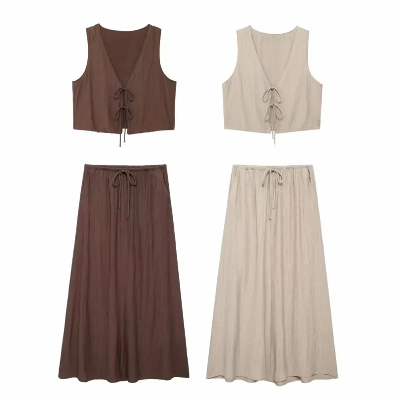 Women’s Vintage Skirt Set