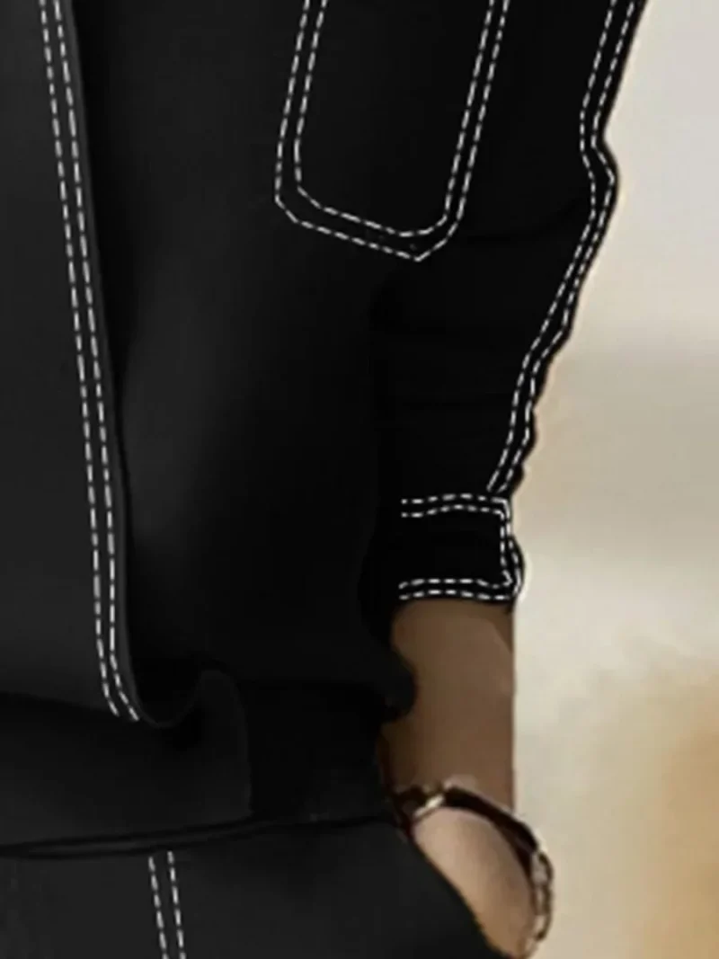Women’s Spring Stand Collar Jacket - Image 3