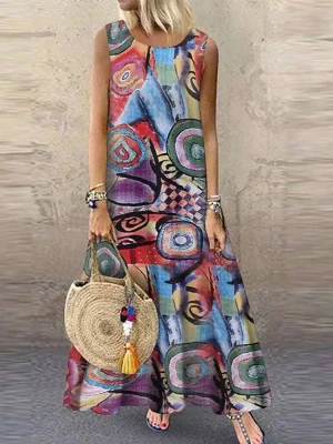 Women’s Boho Floral Sundress