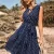 blue dress