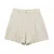 beige shorts