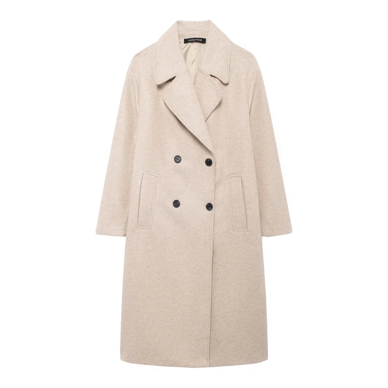 Women’s Elegant Double-Breasted Trench Coat - Image 4