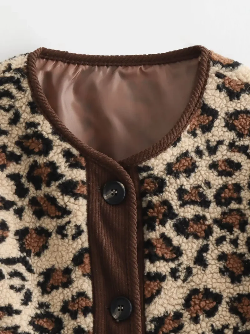 Women’s Leopard Print Jacket - Image 4