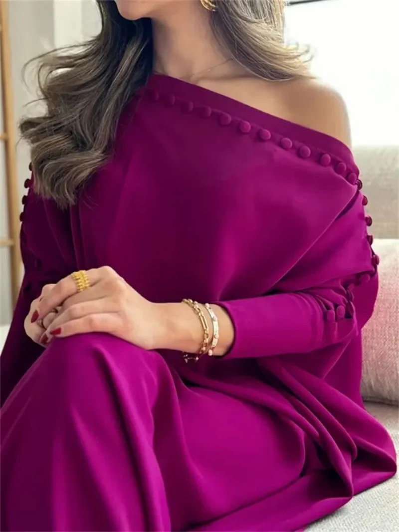 Women’s Rose Red Maxi Dress - Image 5