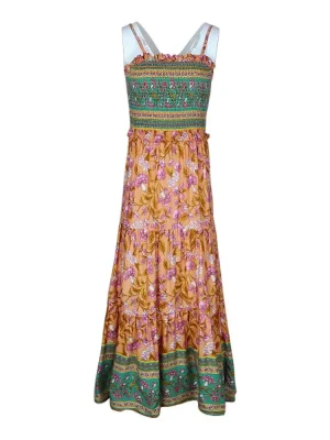 Floral Boho Summer Maxi Dress