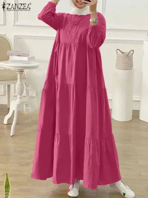 Women’s Autumn Islamic Maxi Dress