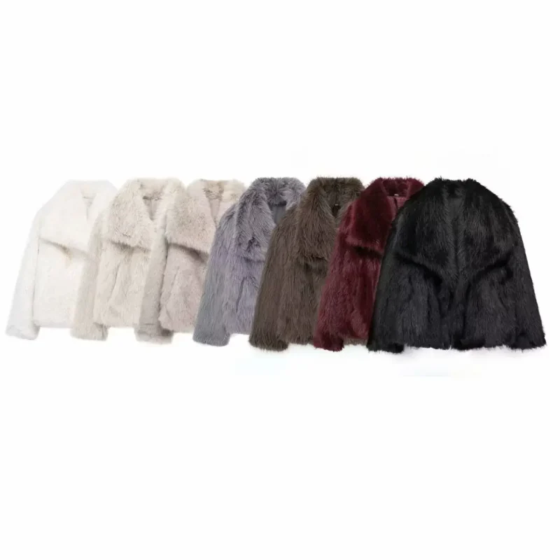 Women’s Autumn Winter Faux Fur Jacket