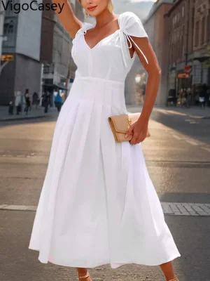 Sexy Short Sleeve Evening Dress
