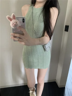 Summer Sexy Knit Tube Dress