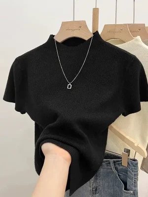 Women’s Slim Fit Turtleneck Top
