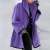 purple coat