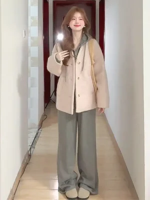 Light Mature Hooded 3-Piece Set