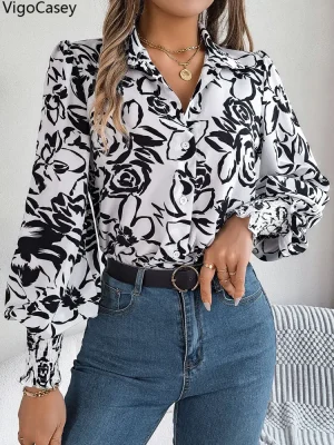Women’s Elegant Single Breasted Shirt