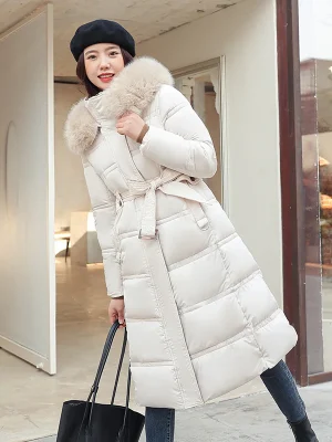 2025 Winter Long Hooded Cotton Coat