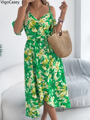 Summer Off Shoulder Long Dress