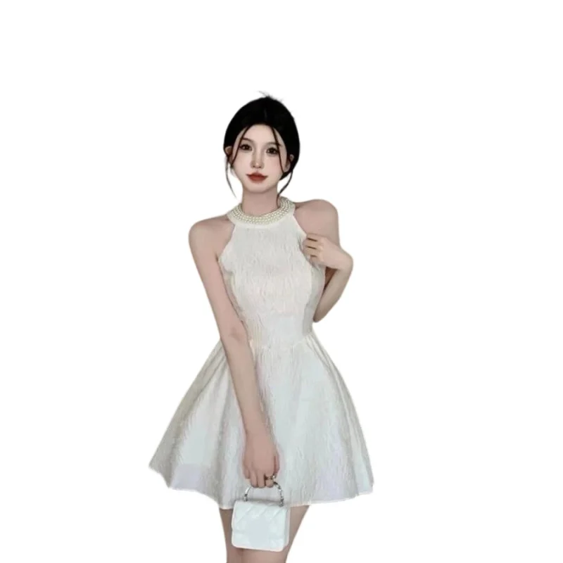 Slim Fit Halter Neck Vest Dress - Image 6