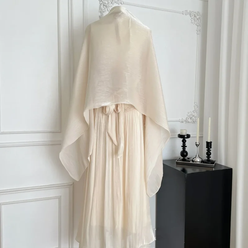 French Retro Lace Cardigan & Skirt Set Women - Image 3