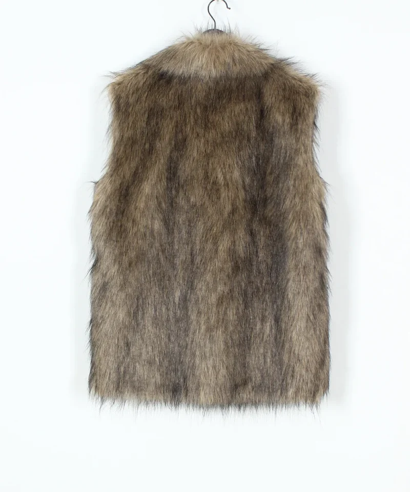 Winter Casual Faux Fur Vest - Image 7