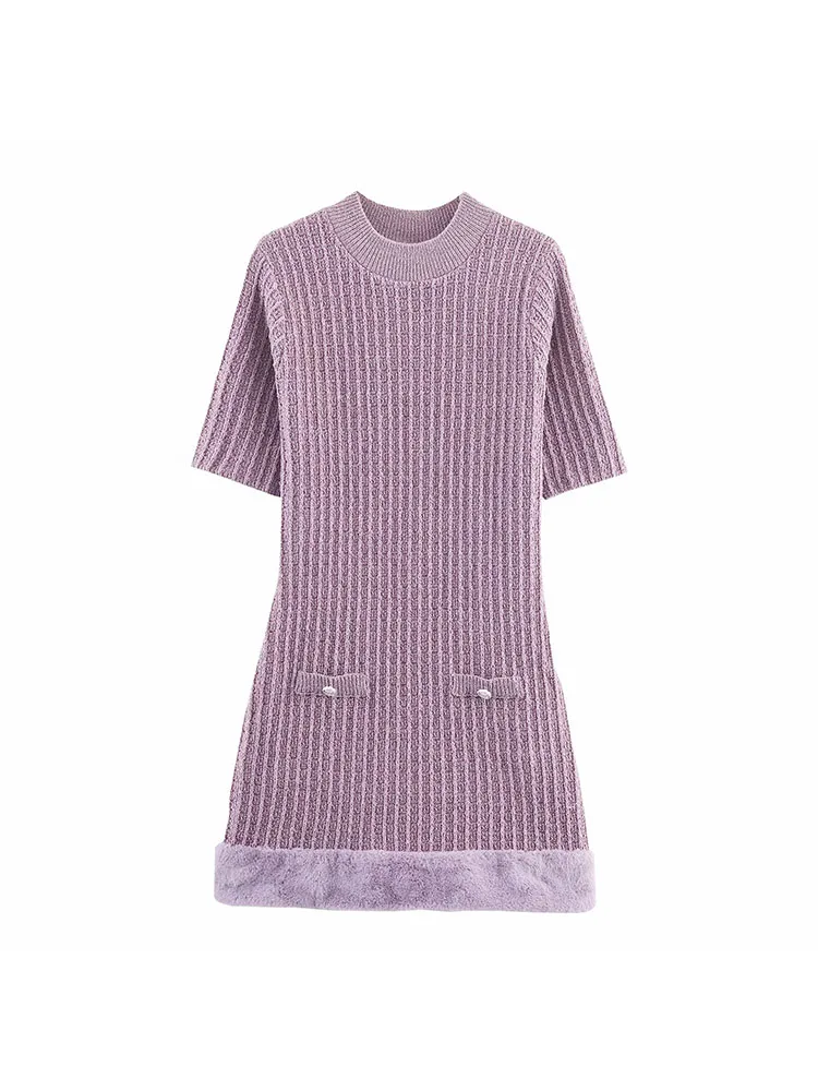 Women’s Autumn Winter Daily Street Mini Dress