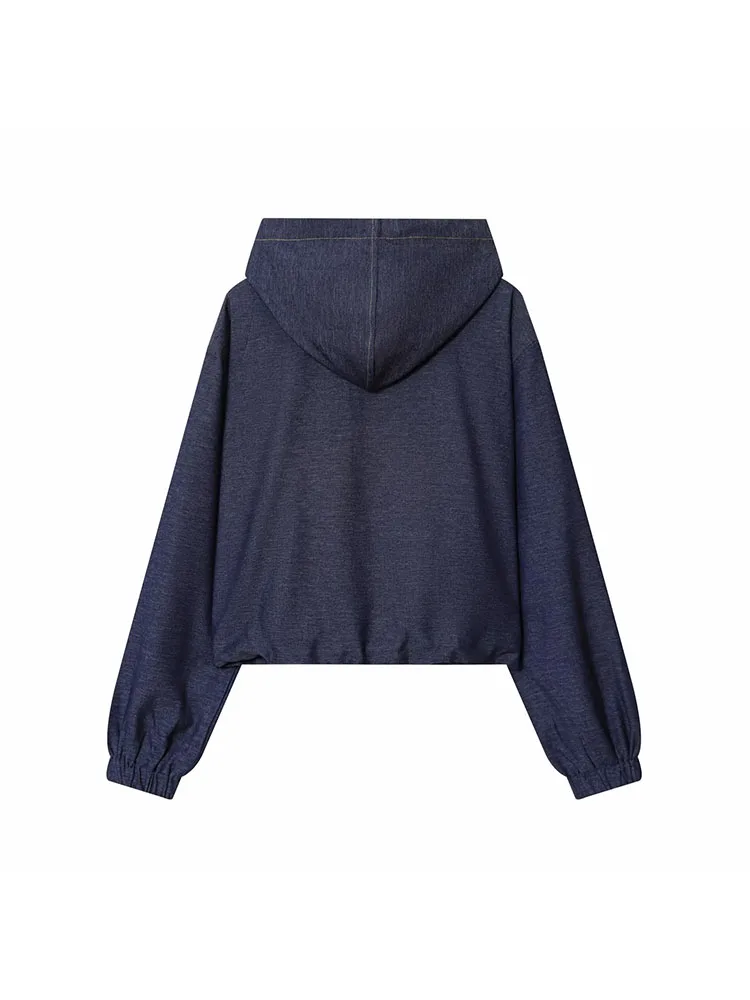 Autumn Chic Turtleneck Leather Button Jacket - Image 3