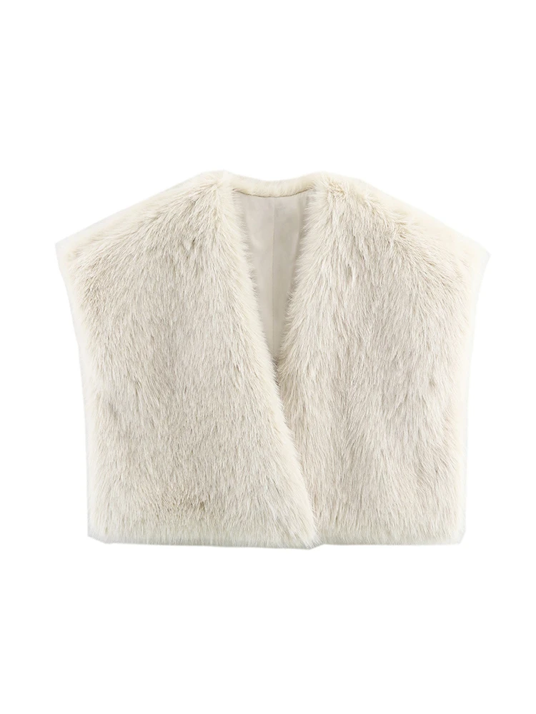 Casual Warm Fur Vest for Women - Image 2