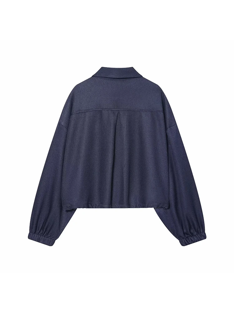 Women’s Lapel Jacket & Straight-Leg Pants Set - Image 3