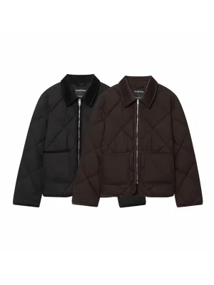 Women's 2025 Autumn Solid Color Zipper Jacket