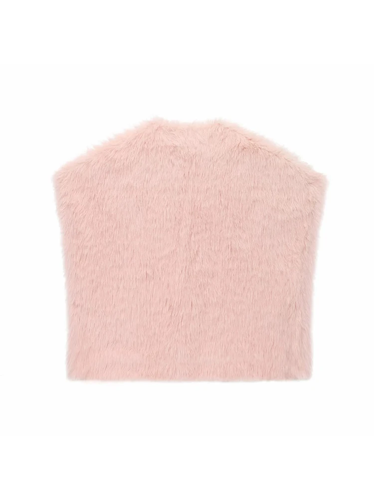 Casual Warm Fur Vest for Women - Image 5