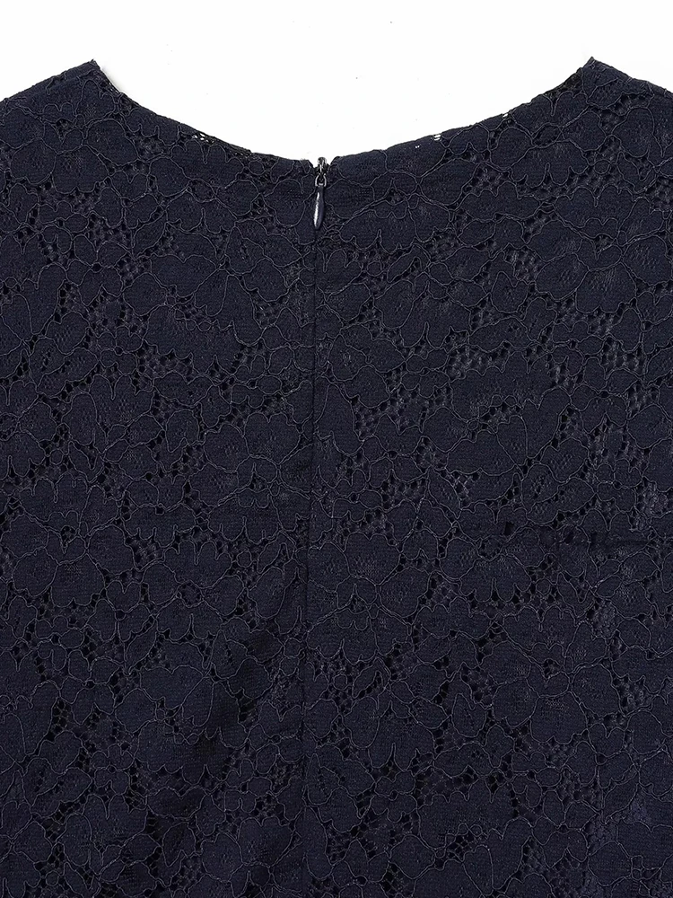 Women’s Lace Layered Mini Dress - Image 6