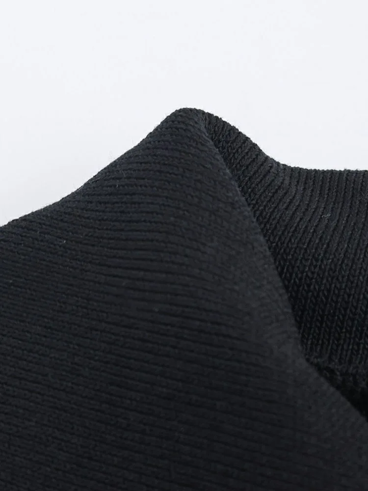 Women’s Double Breasted Knitted Short Coat - Image 4