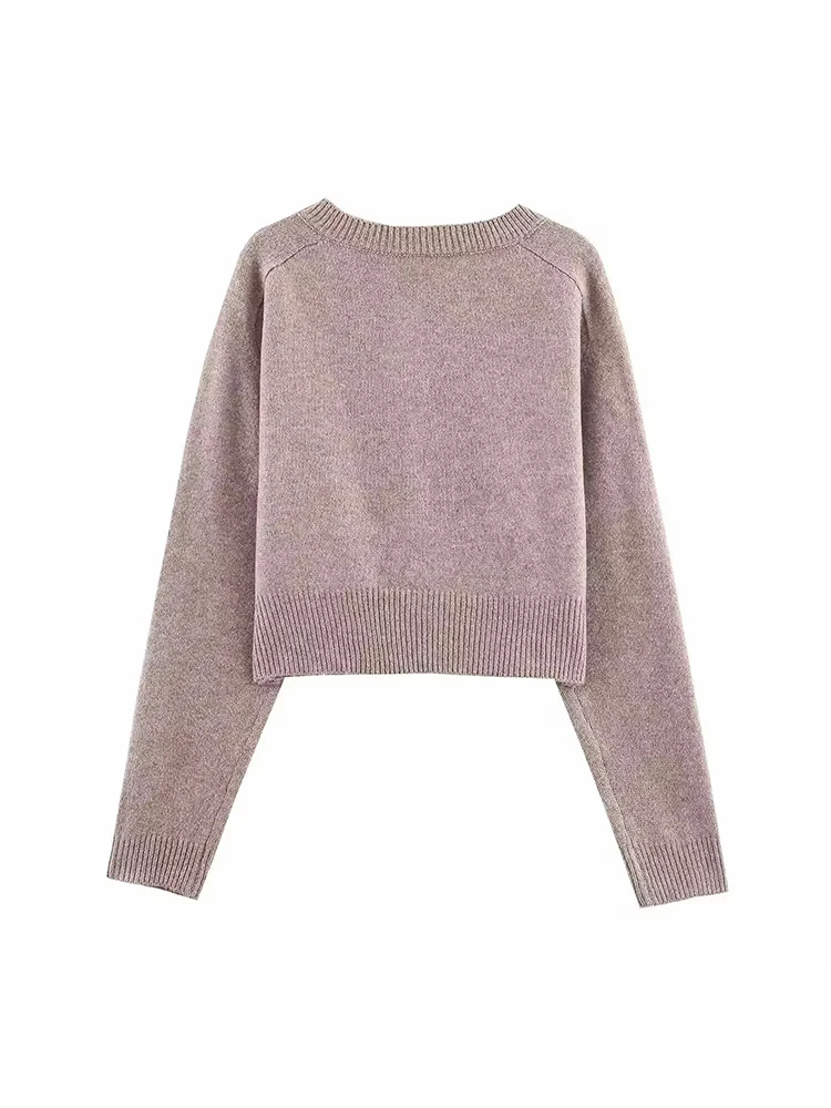 Women’s Casual Knitted Slim Sweater - Image 3