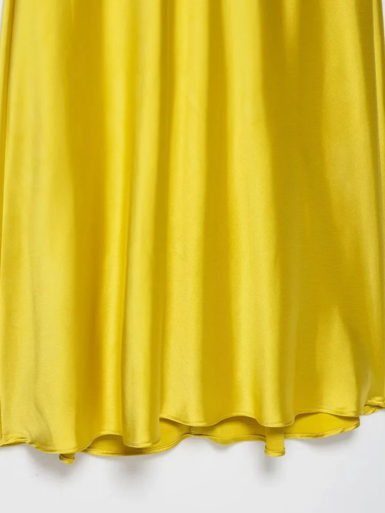 Autumn Backless Spaghetti-Strap Midi Dress - Image 5