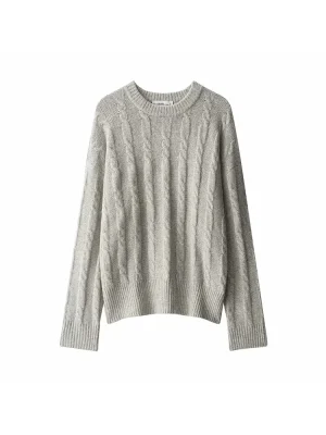 Autumn Winter Vintage O Neck Sweater
