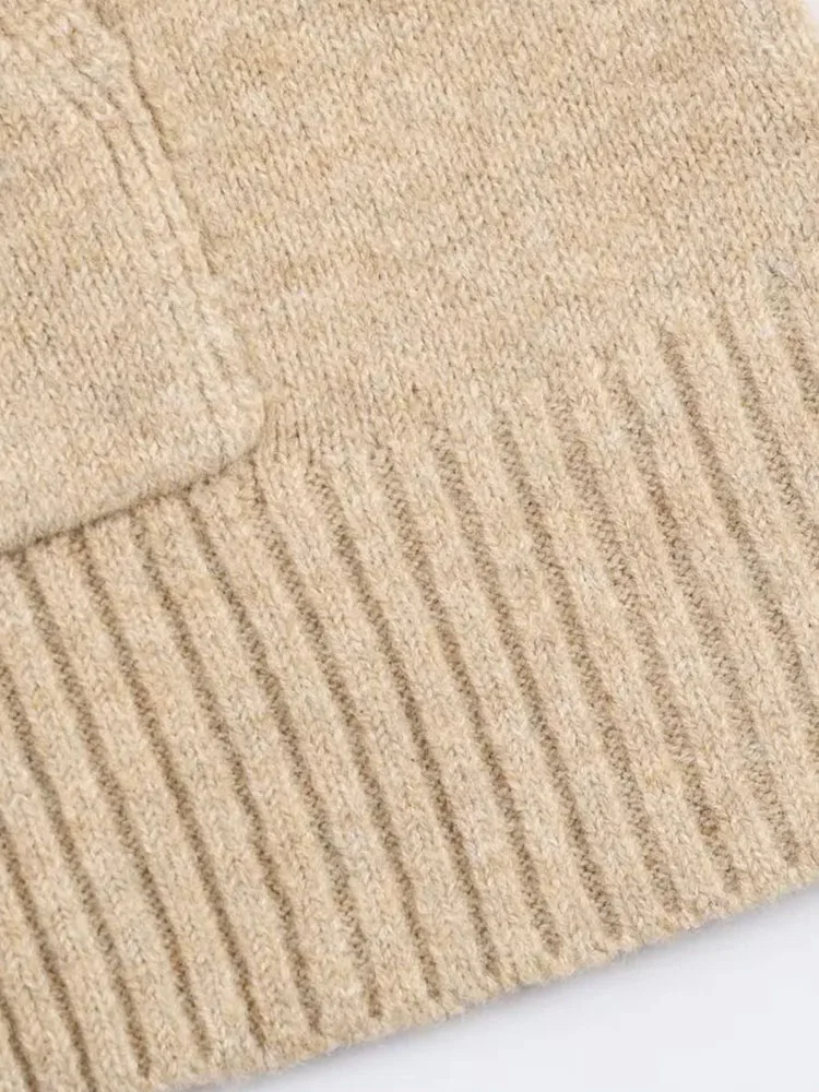 Cashmere Wool Hoodie Cardigan - Image 6