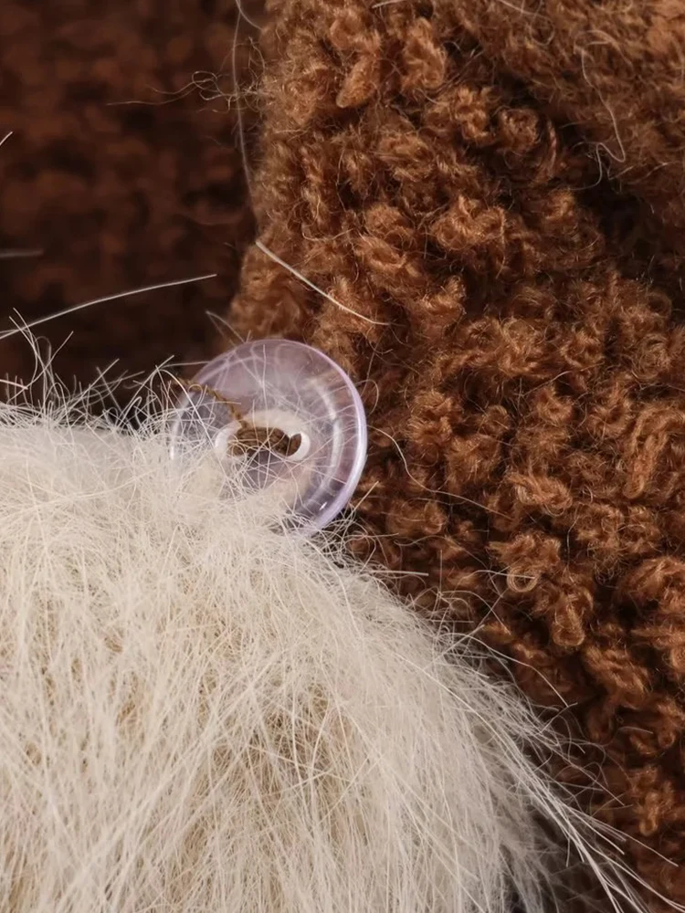 Casual Loose Cashmere Sweater Hoodie - Image 4