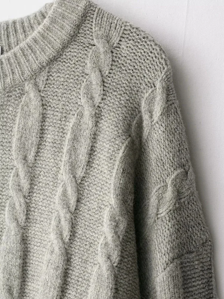 Autumn Winter Vintage O Neck Sweater - Image 5