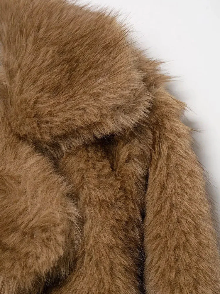 Autumn Winter Faux Fur Jacket - Image 5