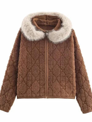 Casual Loose Cashmere Sweater Hoodie