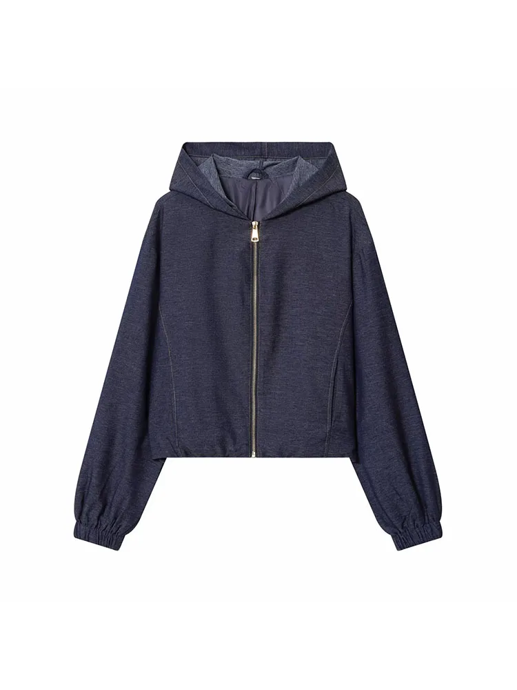 Autumn Chic Turtleneck Leather Button Jacket - Image 2