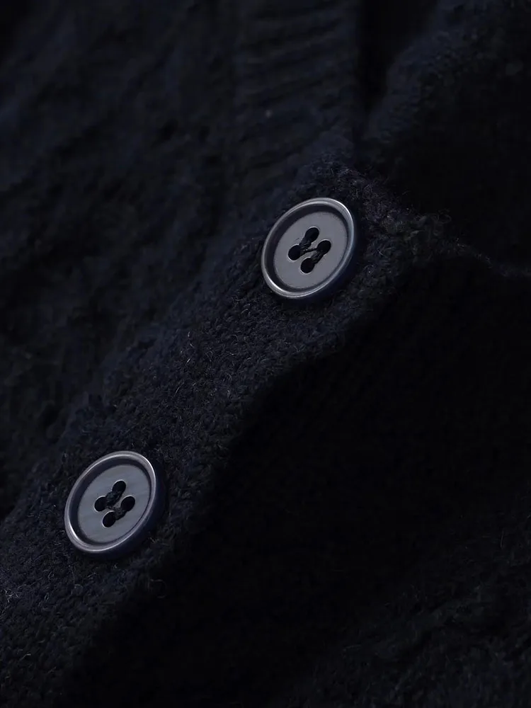 Women’s Open-Front Crew-Neck Sweater Coat - Image 4