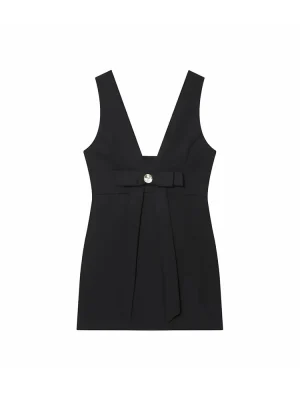 Women’s Black Sleeveless Mini Office Dress