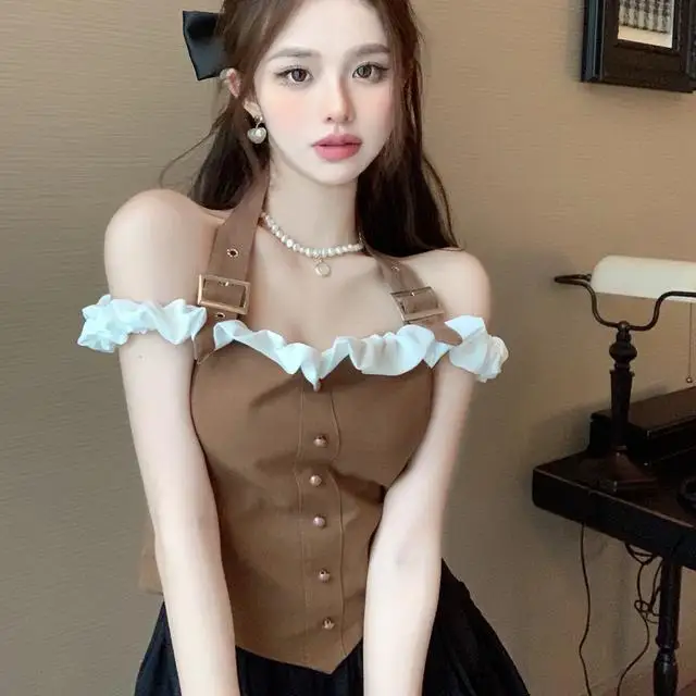 Sexy Halter Neck Camisole Top