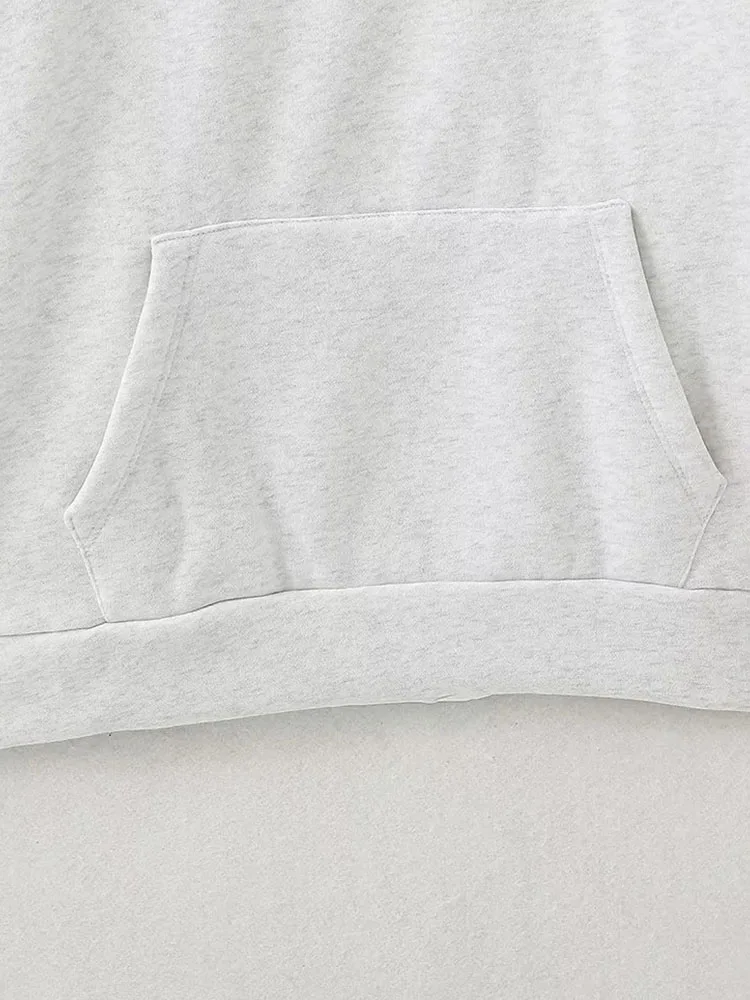 Women’s Autumn Winter Loose Hoodie with Hat - Image 5