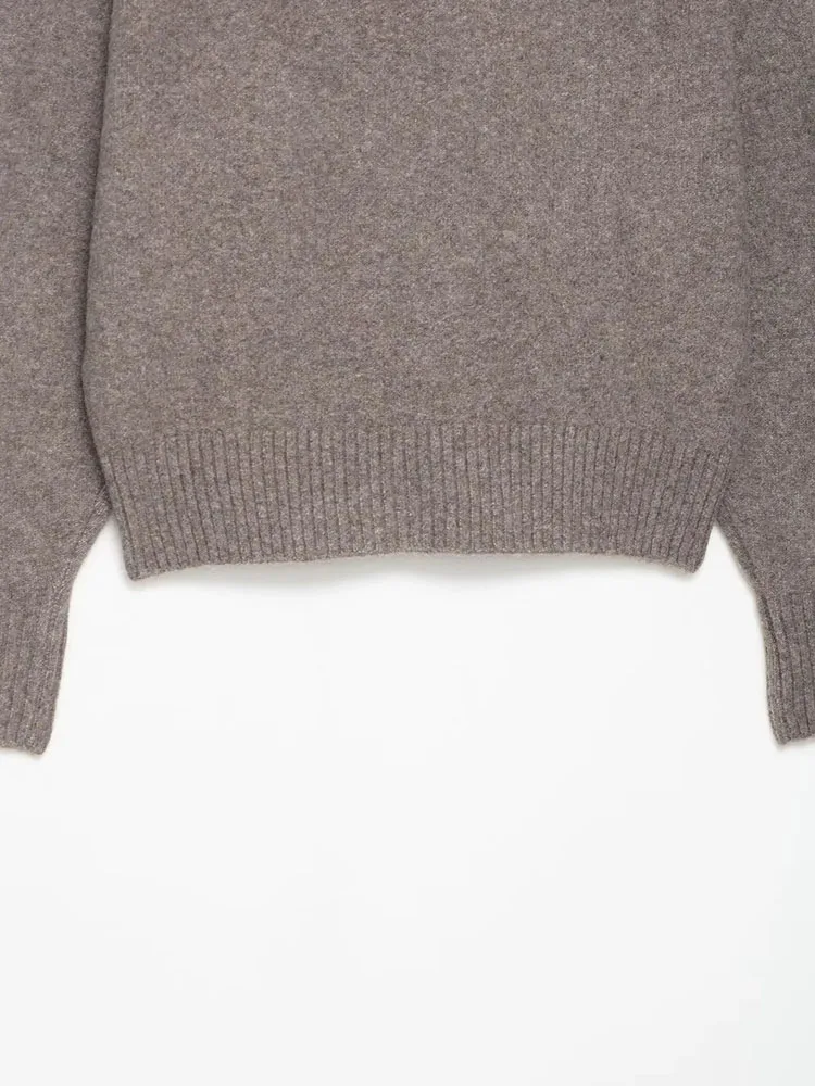Women’s 2025 Lazy Style V-Neck Knit Sweater - Image 6