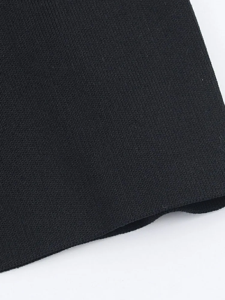 Women’s Double Breasted Knitted Short Coat - Image 5